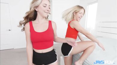 Macy Meadows and Emma Bugg have the same love for hard cock in common