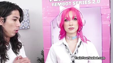 Gamer fembots breeding mode activated gets fucked while she plays
