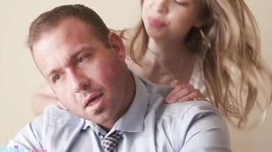 Step Daughter Sylvie Sterling Likes To Be Inappropriate With Her Daddy