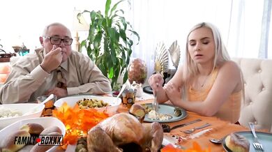 Stepson Fucked His Wife And His Stepmom At Family Dinner