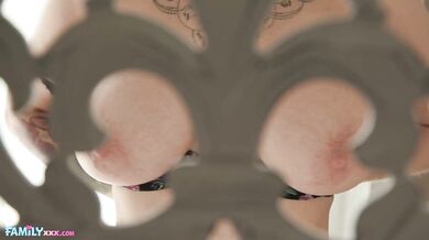 MILF Romi Rain Rewards Her Stepson With Big Juicy Tits