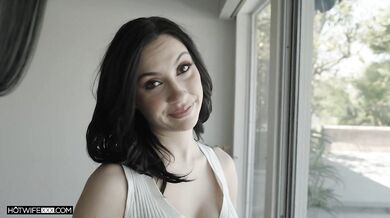 Horny Housewife Asks Husband If She Can Fuck The Handsome Contractor While He Watches Her