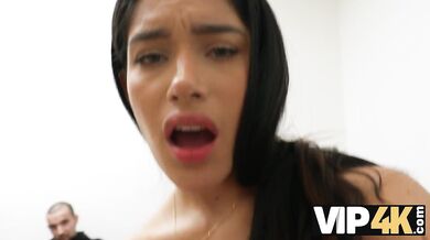 She showed me her tits in public so I had to fuck her!