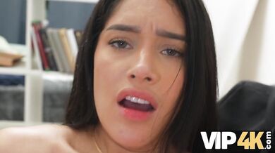 She showed me her tits in public so I had to fuck her!