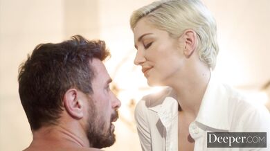 Masseuse Skye Blue Seduces Married Man Against His Will