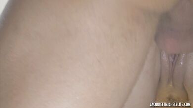 Horny blonde deserves two guys in a threesome