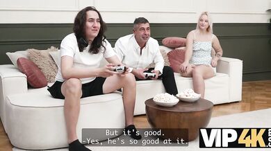 You play video games and I play with your daddy's dick
