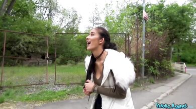 Skinny teen with big tits and firm ass will not forget this