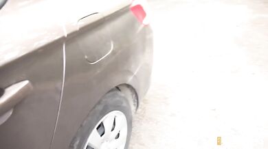 Czech Hitchhiker Alex Black In Action