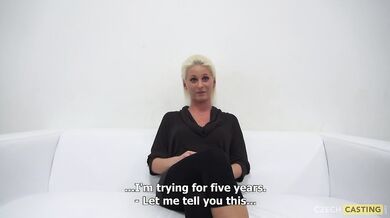 Blonde Amateur Eva At Czech Casting 4298