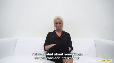 Blonde Amateur Eva At Czech Casting 4298