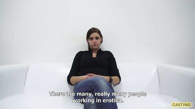 Czech Casting With Busty Beauty Amateur Denisa