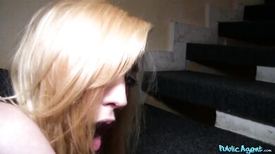 I Fucked A Sweet Teen Very Quietly On A Public Staircase