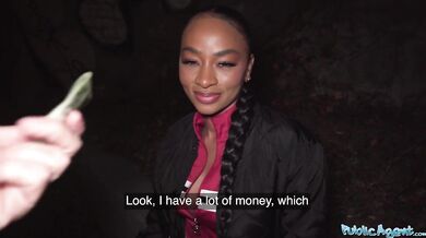 French Ebony Babe Loved Getting Choked During Hard Sex