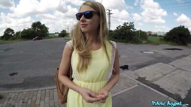 Sexy Blonde Russian Creampied Outside