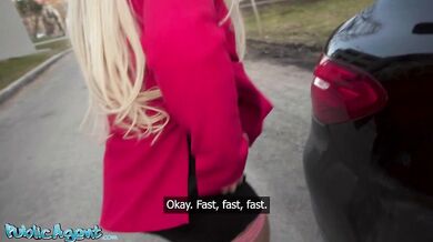 Big tits blonde MILF Carla Boom sloppy POV blowjob and hard fast fuck outdoors