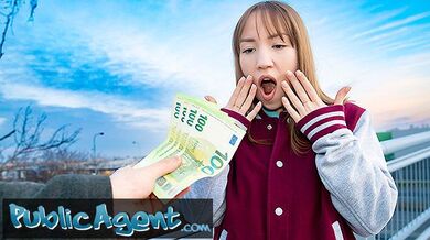 Hot brunette dances for me in public before I fuck her hard