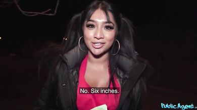 I Played Guess My Size With Hot Bengali British Babe