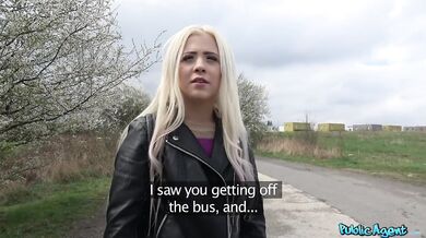 Blonde Russian Teen Student Sucks And Rides For Cash In Public