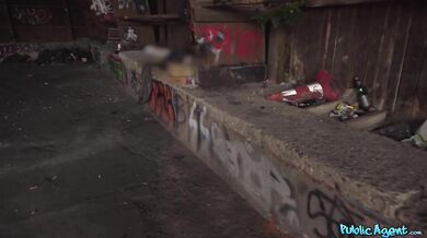 Fit jogger catches me jerking off in public