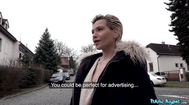 Public Agent - amazing little MILF has a pussy like silk and a round tiny ass