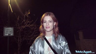 Ginger haired girl squirts over my hard cock