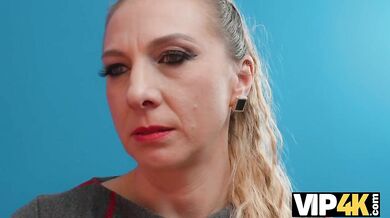 Mature woman doesn't mind fucking her friend's stepson right in front of her