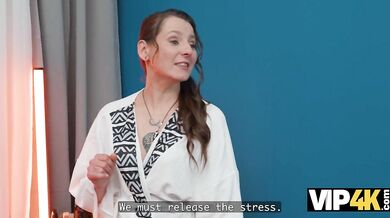 Mature woman doesn't mind fucking her friend's stepson right in front of her