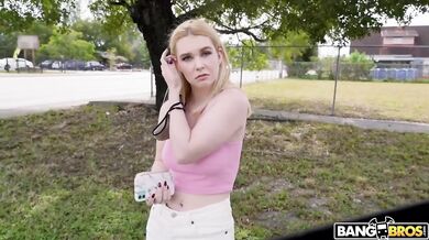 Round ass blonde gets fucked in POV with a big cock