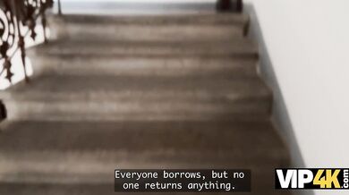 She found the best way to pay off her debts and chose anal sex