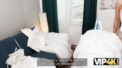 She found the best way to pay off her debts and chose anal sex