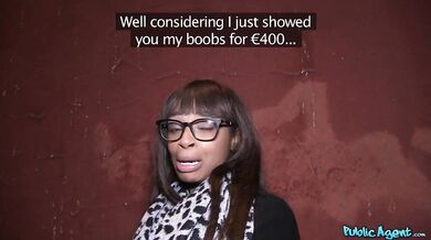 Getting My Hands On Big Black MILF Tits And Ass