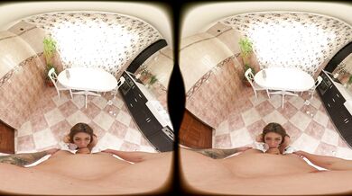 Slutty Maid Selena Win In VR