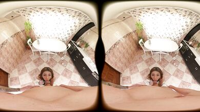 Slutty Maid Selena Win In VR