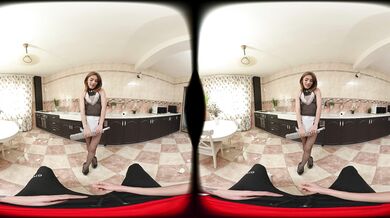 Slutty Maid Selena Win In VR