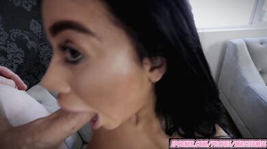 Colombian babe Victoria June rides my BWD