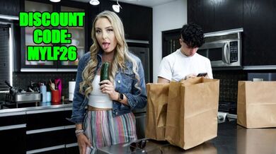 Starved Stepmom Harper Hill Fantasizes About Her Stepson Until She Acts On It