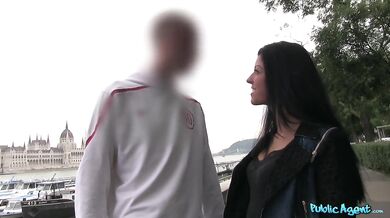 18 year old student takes my cum while her boyfriend waits outside