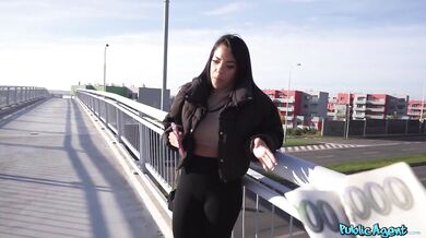 Italian teacher didn't want it but let me creampie her