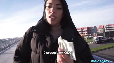 Italian teacher didn't want it but let me creampie her