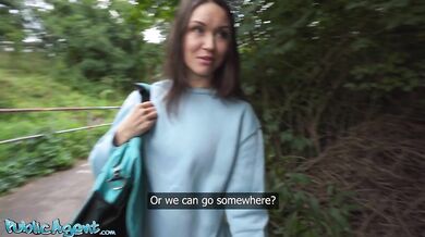 Fitness MILF public outdoor sex with Kristina Grace