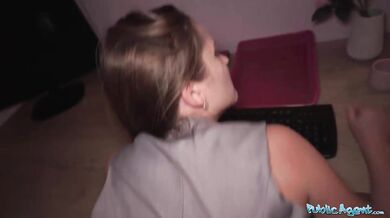 Public Agent Fucked this young hot babe while her mom was next door