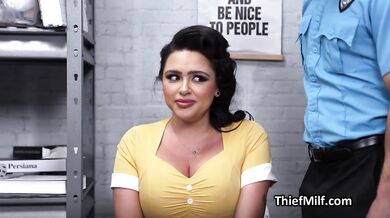 Her huge tits and ass will get her through anything