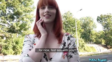 Dirty Hot American Redhead Beauty Gets Lost In Czechia