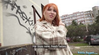 Russian redhead fucked in POV