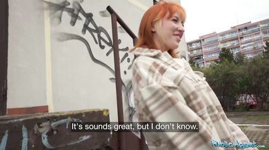 Russian redhead fucked in POV