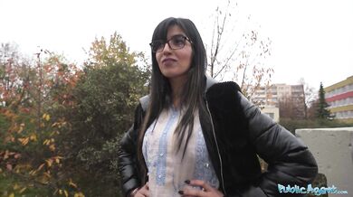 Happy Pakistani woman fucks a stranger in the public toilets