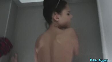 Cheating Latina girlfriend with absolute unit of a boyfriend