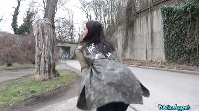 Outdoor orgasms as brunette babe cums over and over on my big dick
