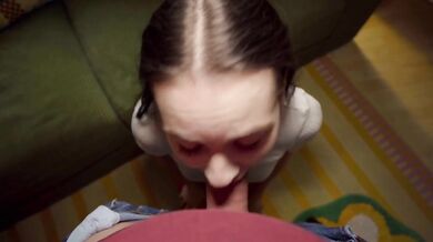 Santa helper Marfa Pushkin public blowjob and fuck